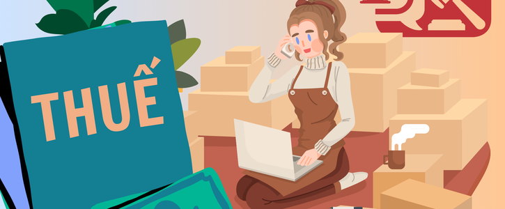Lương dưới 100 triệu đồng/năm, bán hàng online phải đóng thuế ra sao?