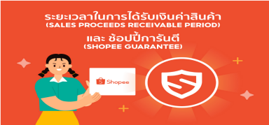 【ประกาศ】ระยะเวลาในการได้รับเงินค่าสินค้า และ ช้อปปี้การันตี 