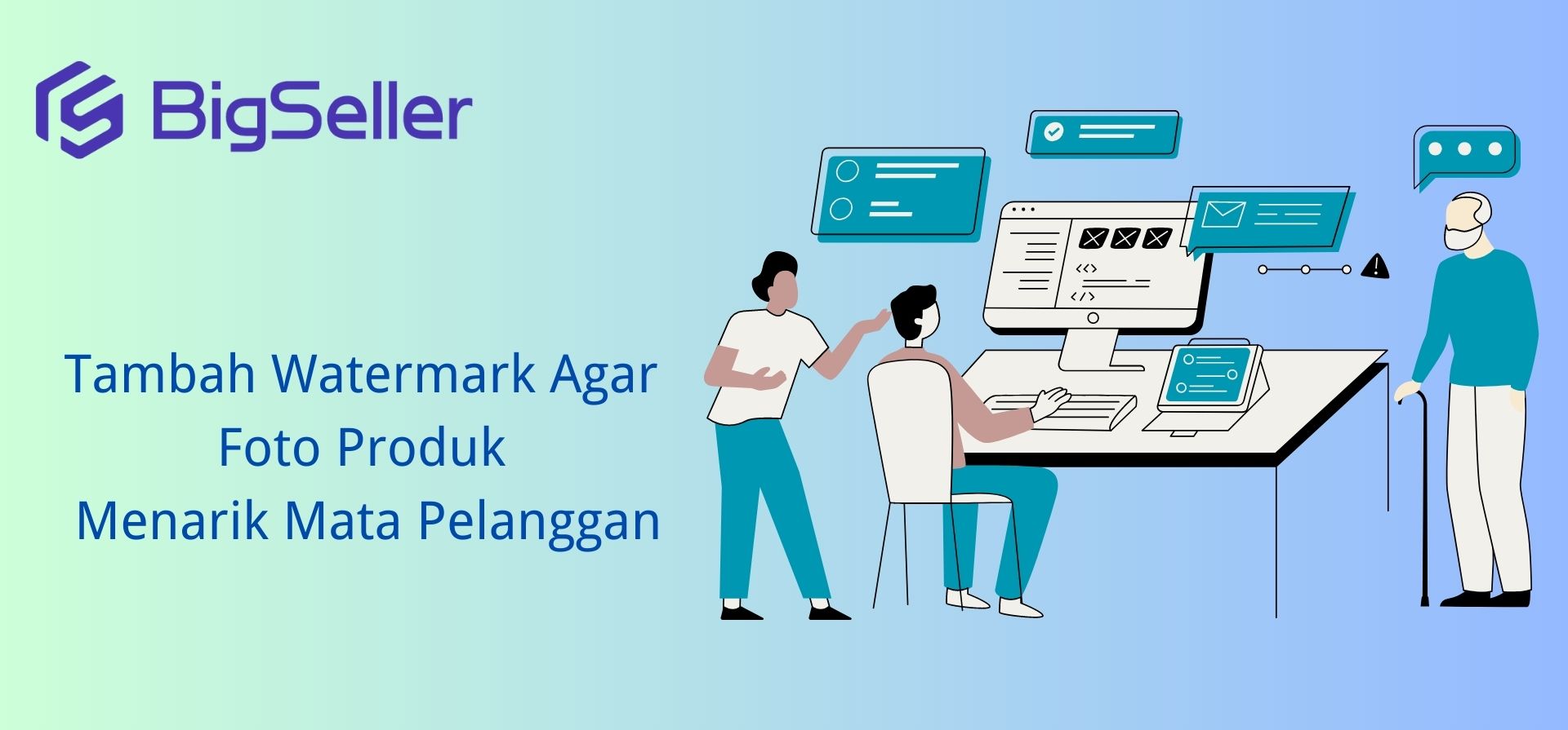 Tambah Watermark agar Foto Produk menarik mata pelanggan