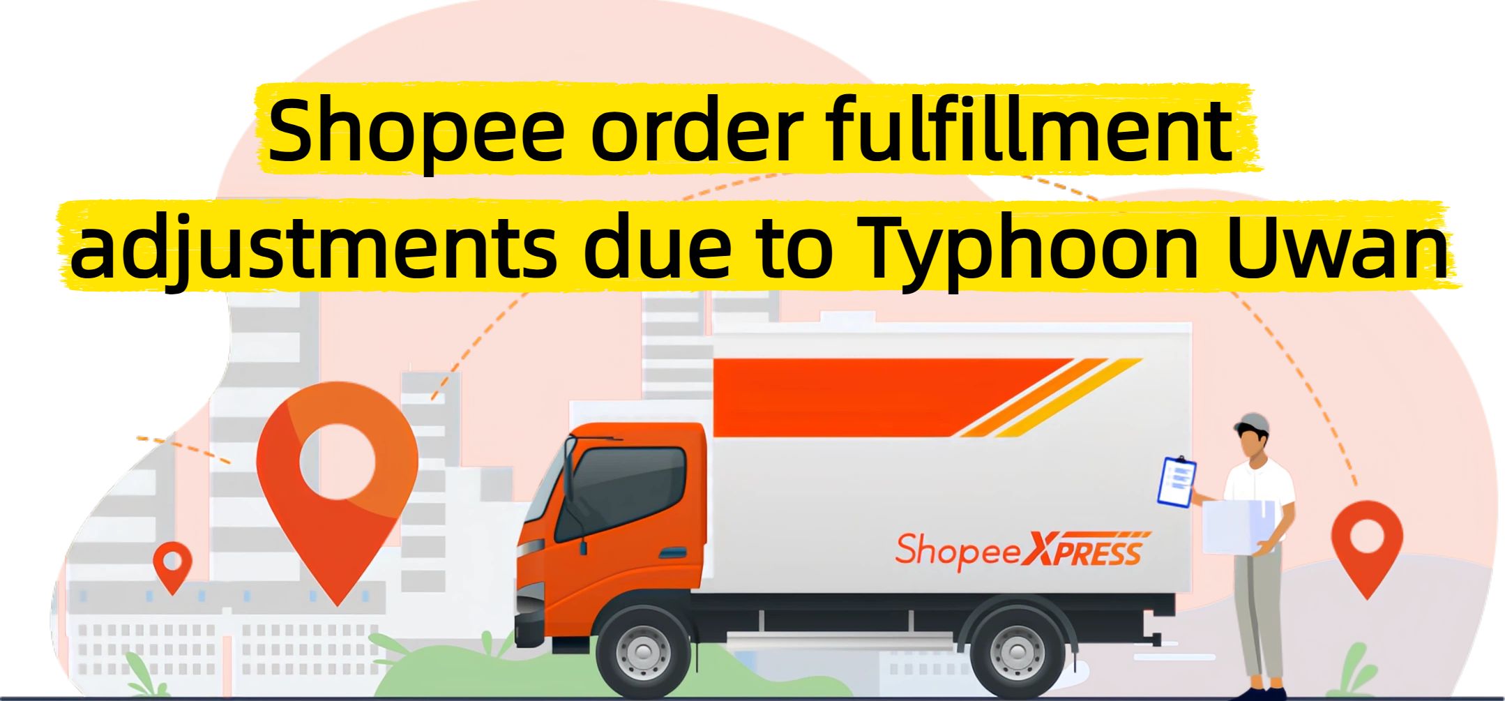 Shopee order fulfillment adjustments due to Typhoon Uwan