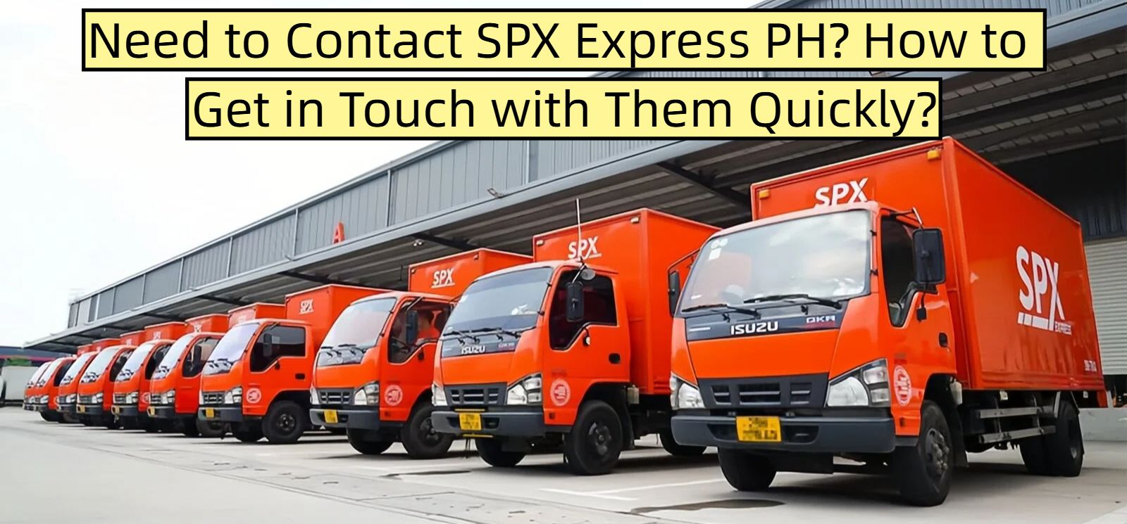 Need to Contact SPX Express PH? How to Get in Touch with Them Quickly?