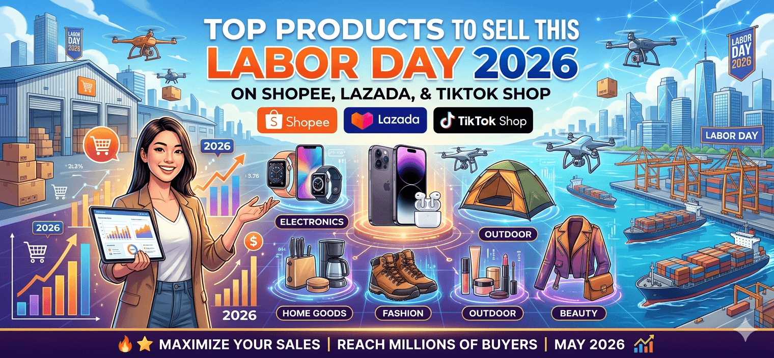 Top products to sell this Labor Day 2026 on Shopee, Lazada, and TikTok Shop