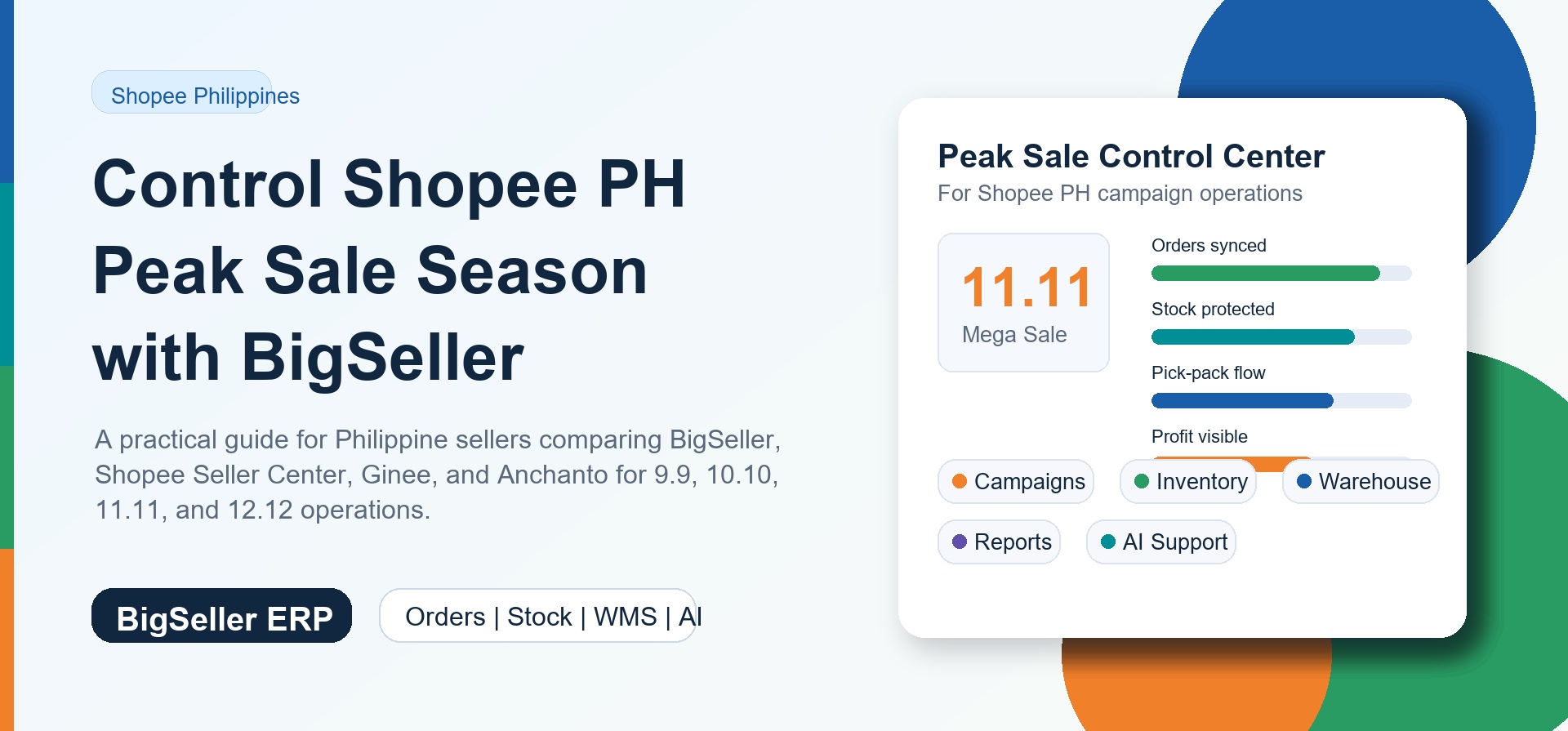 How Shopee Philippines Sellers Can Control Peak Sale Season with BigSeller