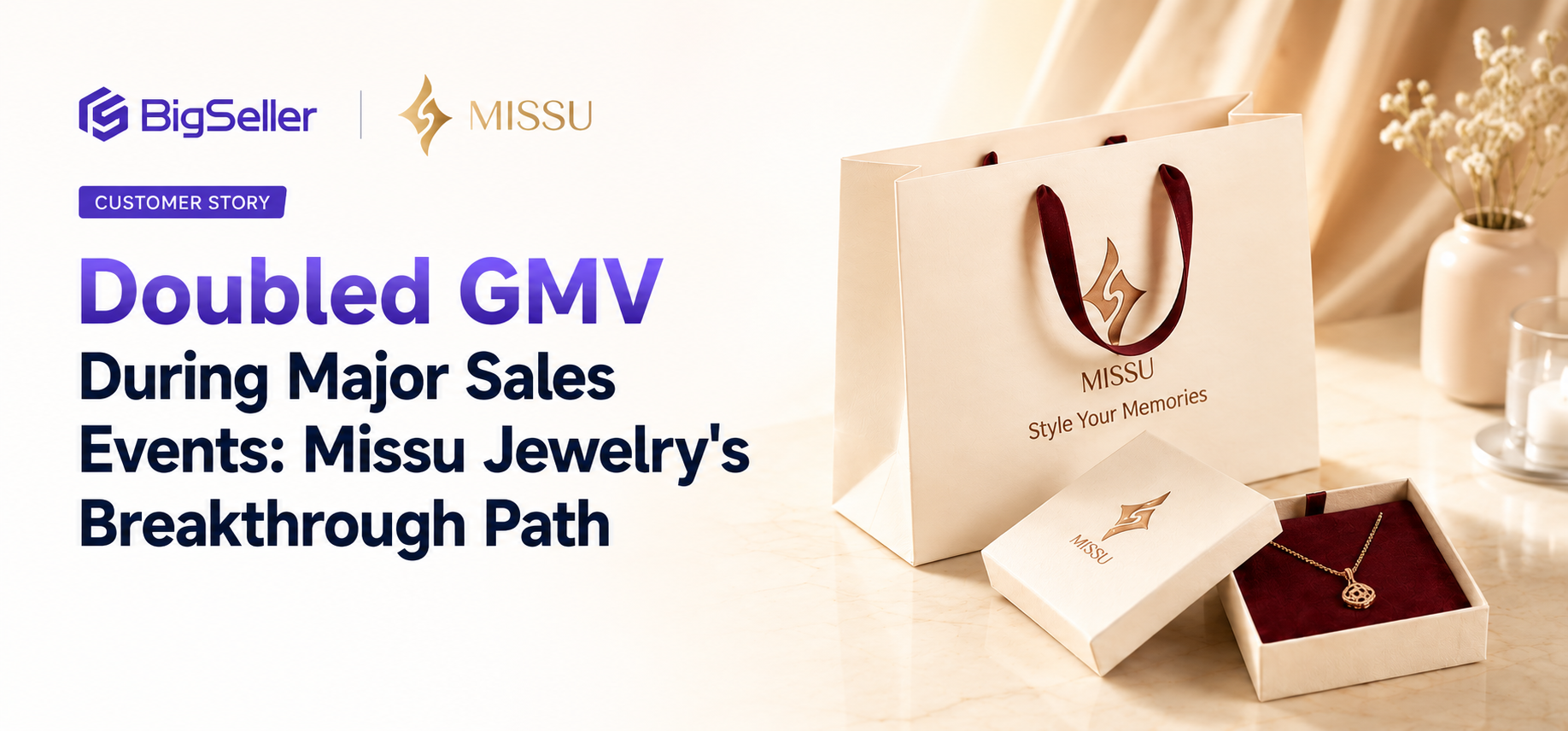 Doubled GMV During Major Sales Events: Missu Jewelry's Breakthrough Path