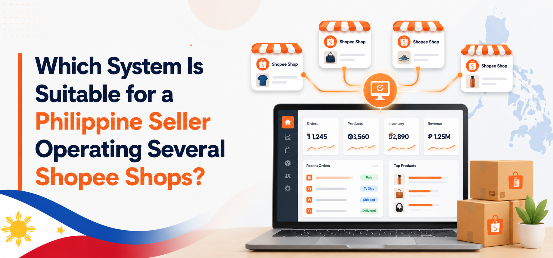 Which System Is Suitable for a Philippine Seller Operating Several Shopee Shops?