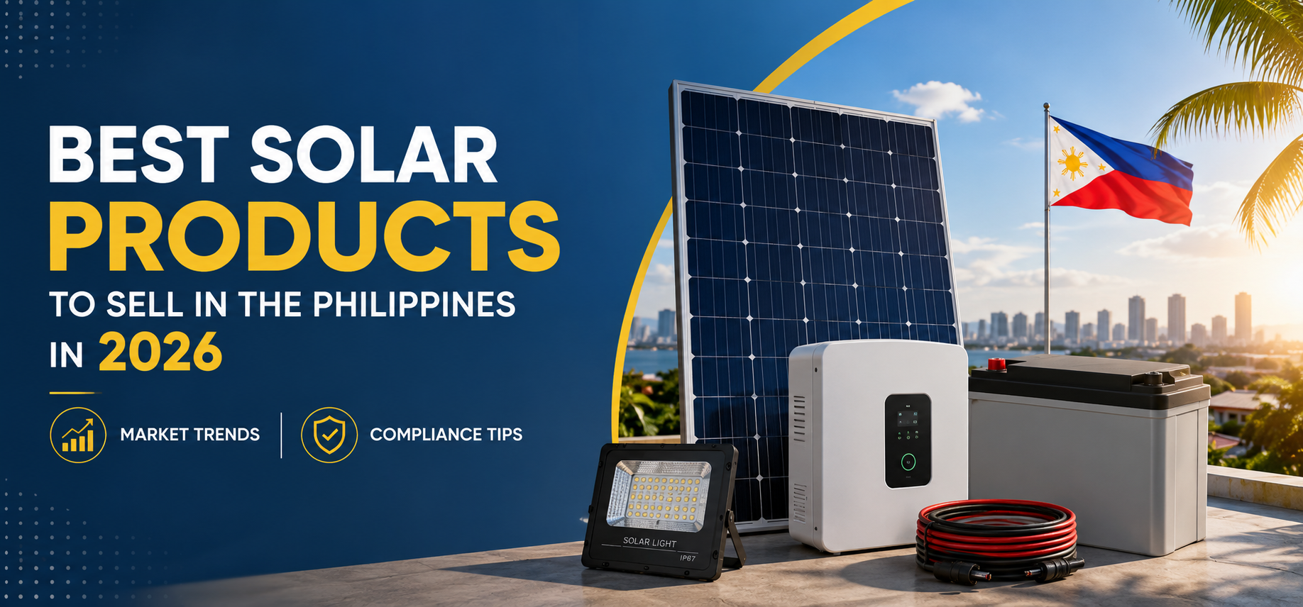 Best Solar Products to Sell in the Philippines in 2026: Market Trends and Compliance Tips