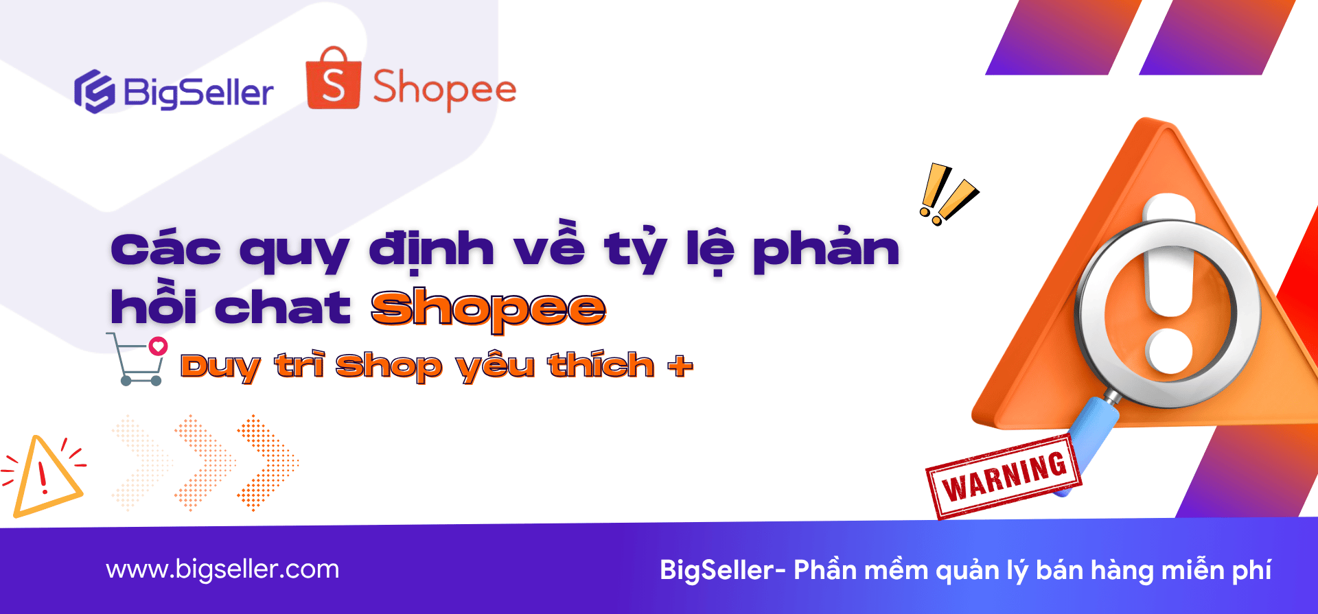 Quy định về tỷ lệ phản hồi chat Shopee duy trì Shop yêu thích