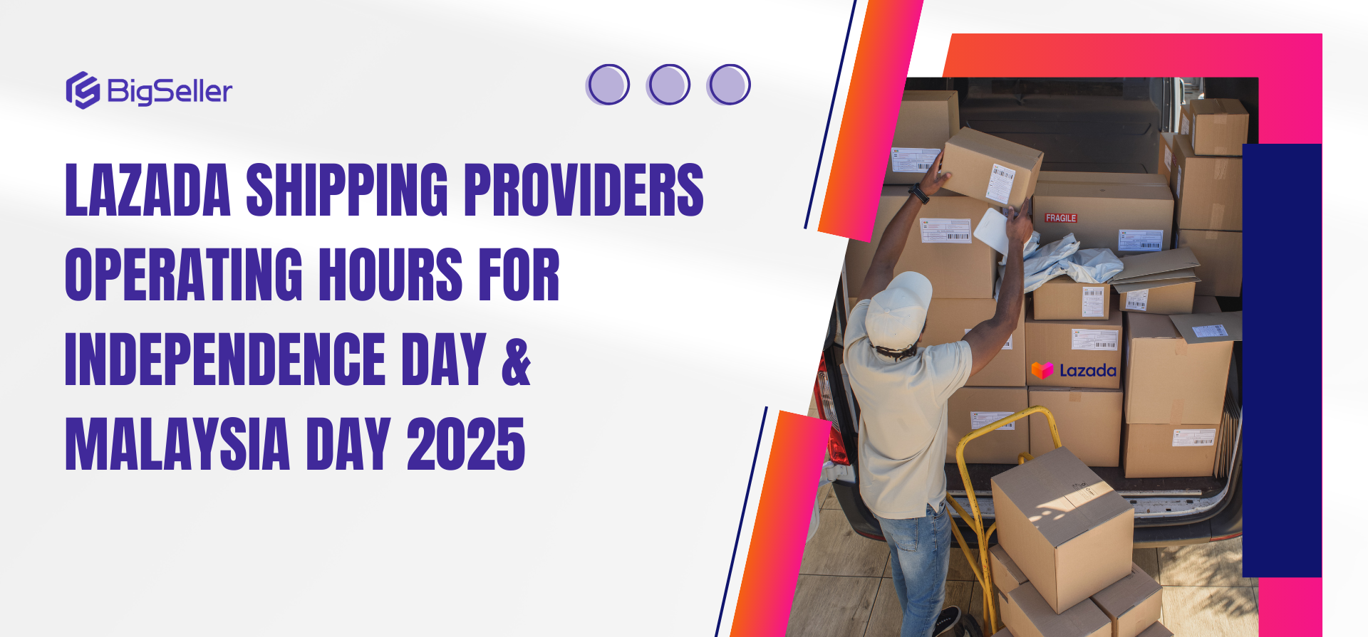 Lazada Shipping Providers Operating Hours for Independence Day & Malaysia Day 2025