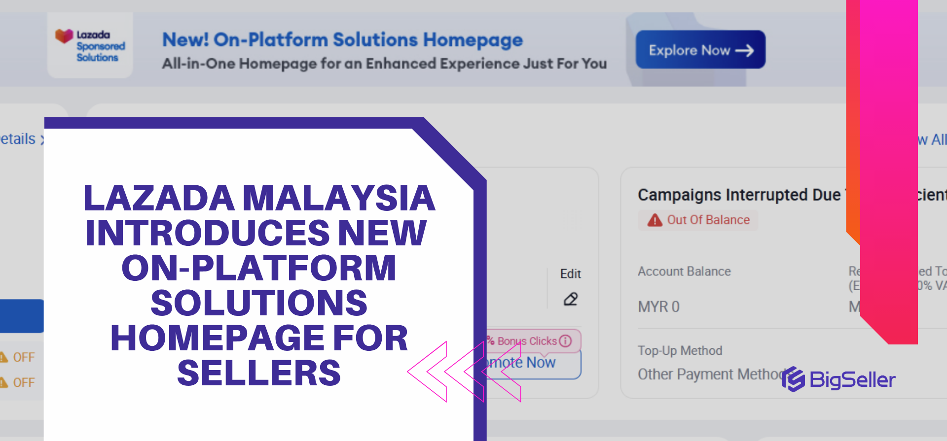 Lazada Malaysia Introduces New On-Platform Solutions Homepage for Sellers