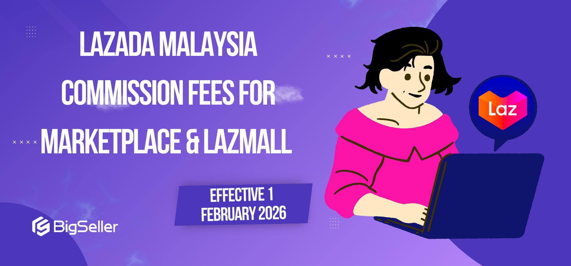 Lazada Malaysia Commission Fees for Marketplace & LazMall (Effective 1 February 2026)