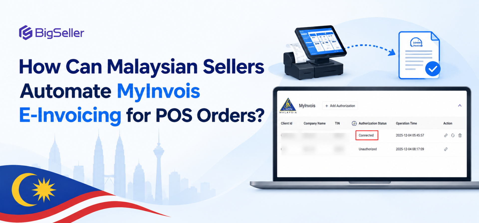 How Can Malaysian Sellers Automate MyInvois E-Invoicing for POS Orders?