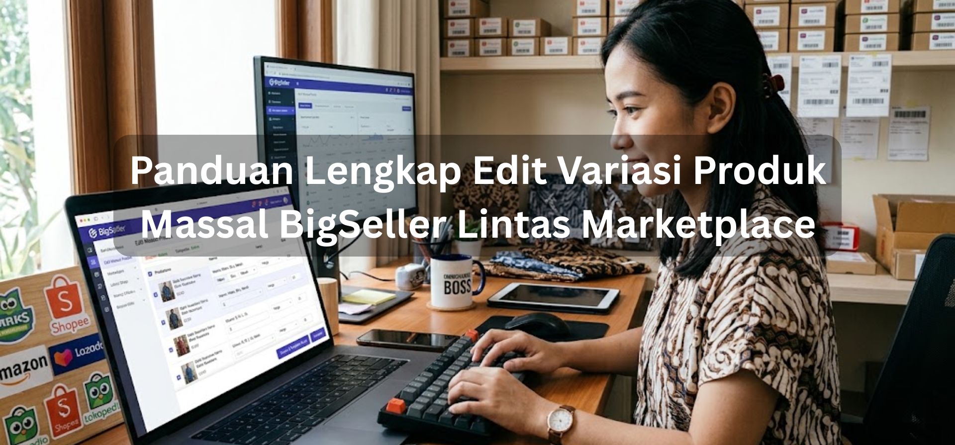 Panduan Lengkap Edit Variasi Produk Massal BigSeller Lintas Marketplace