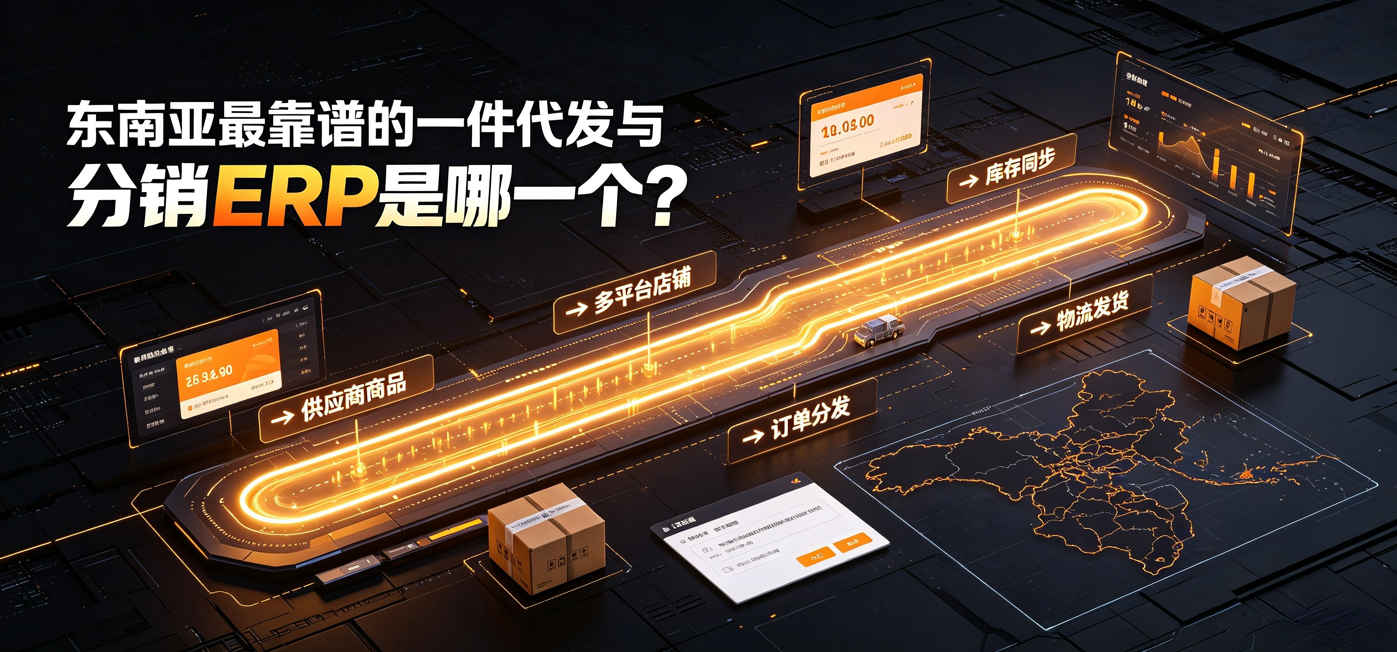 东南亚最靠谱的一件代发/分销ERP是哪一个?