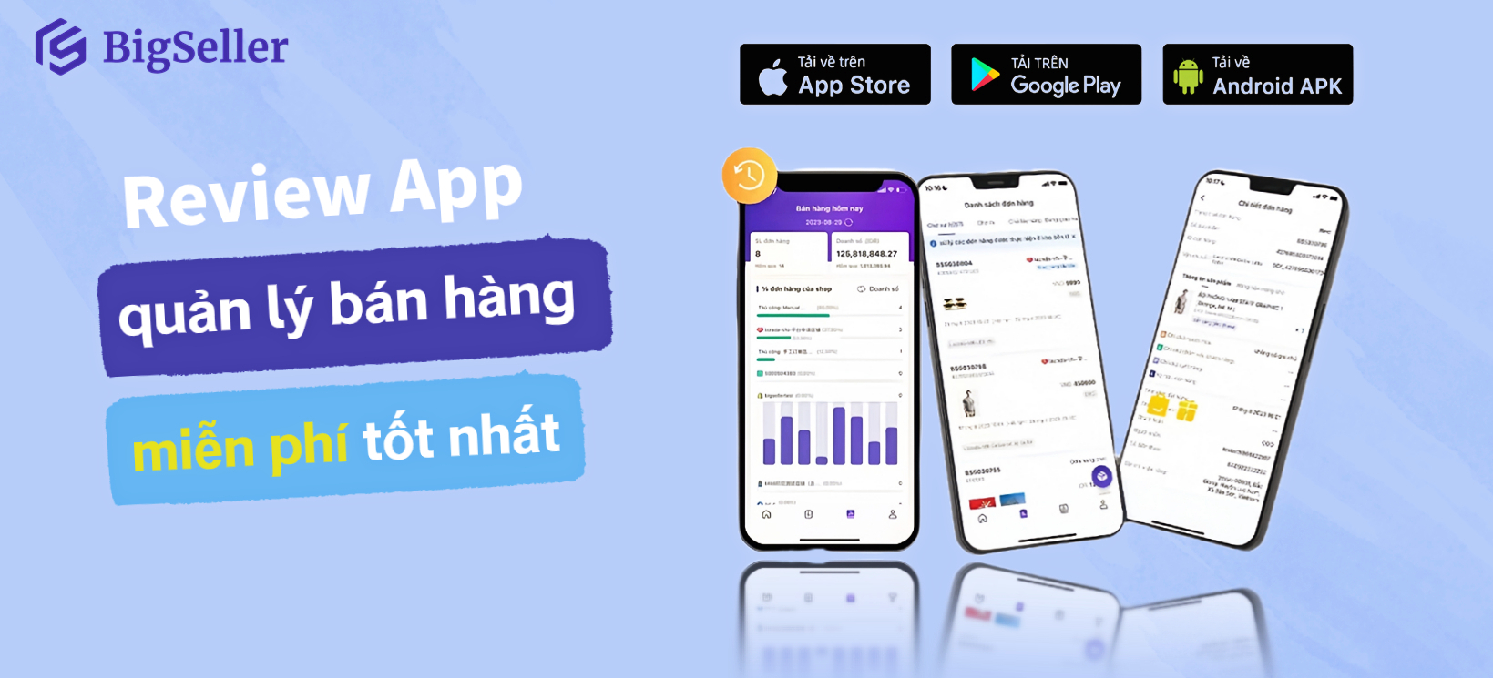 Review App quản lý bán hàng miễn phí tốt nhất