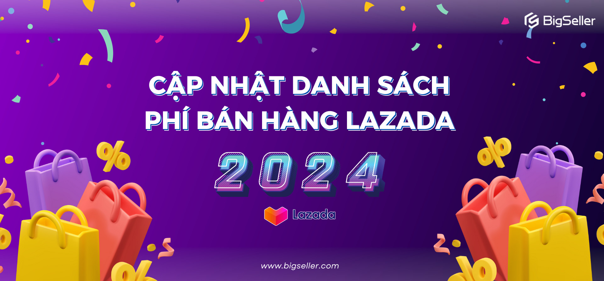 Cập nhật danh sách phí bán hàng Lazada 2024
