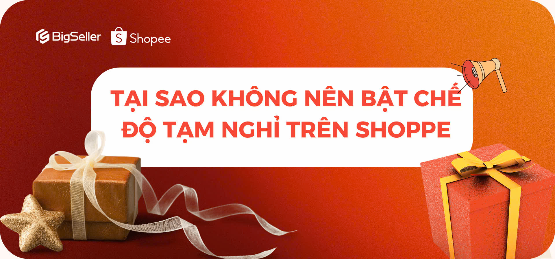 Tại sao không nên bật chế độ tạm nghỉ trên Shopee