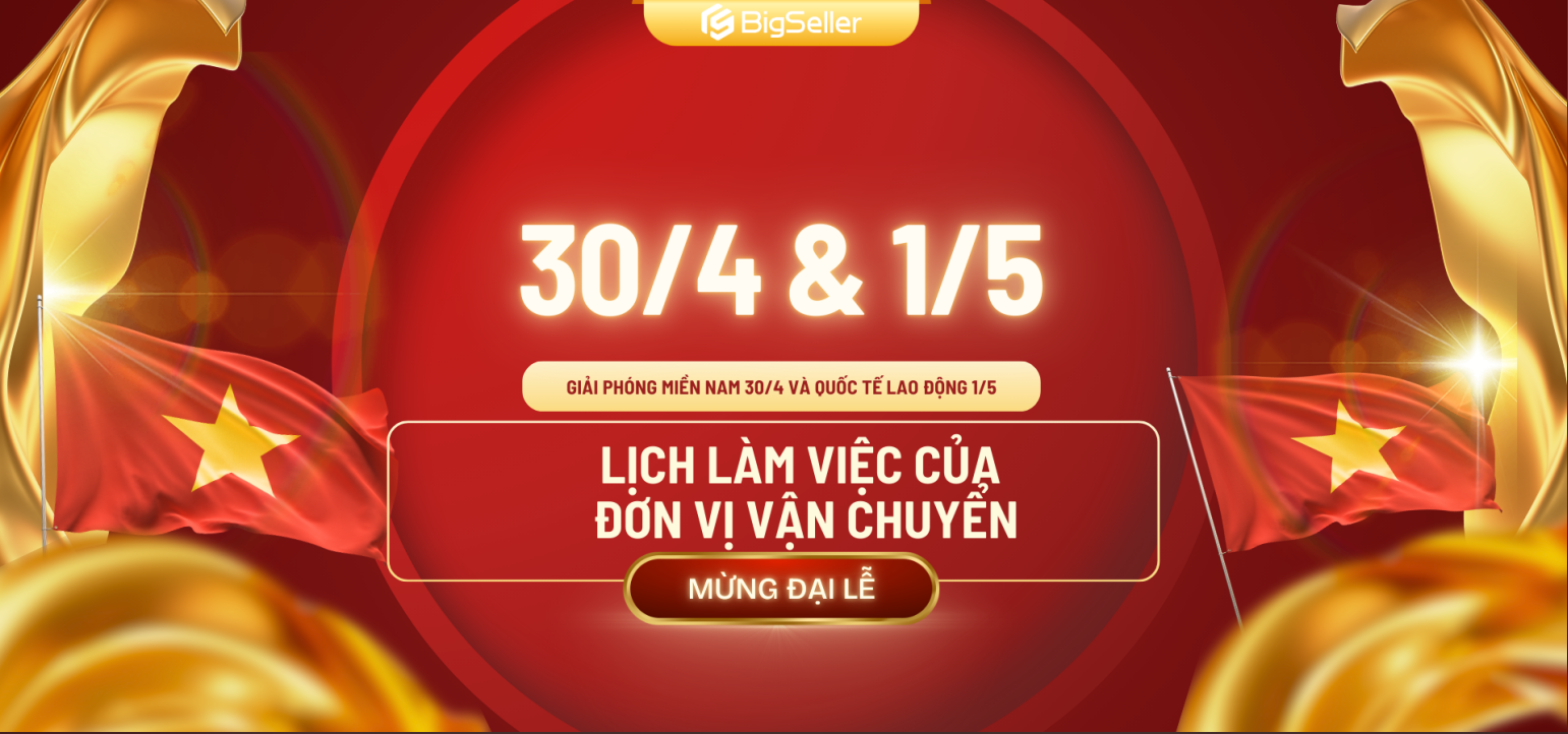 Lịch nghỉ lễ 30/4-1/5 của các đơn vị vận chuyển