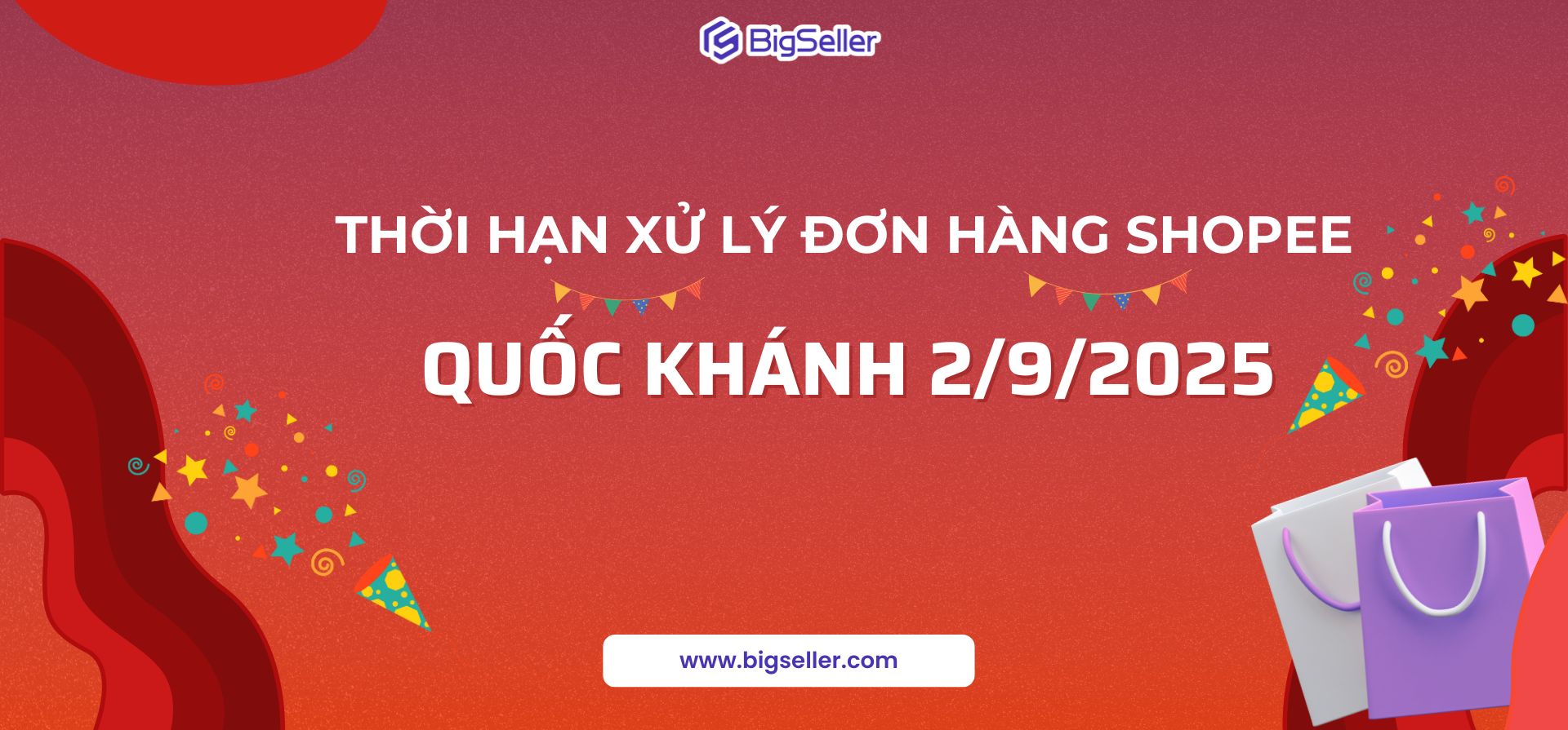 Cập nhật thời hạn xử lý đơn hàng Shopee dịp Quốc khánh 2/9/2025