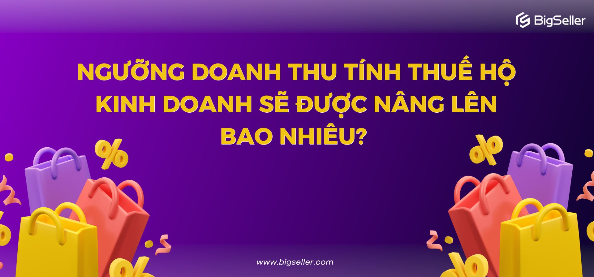 Đề xuất ngưỡng doanh thu tính thuế hộ kinh doanh là bao nhiêu?
