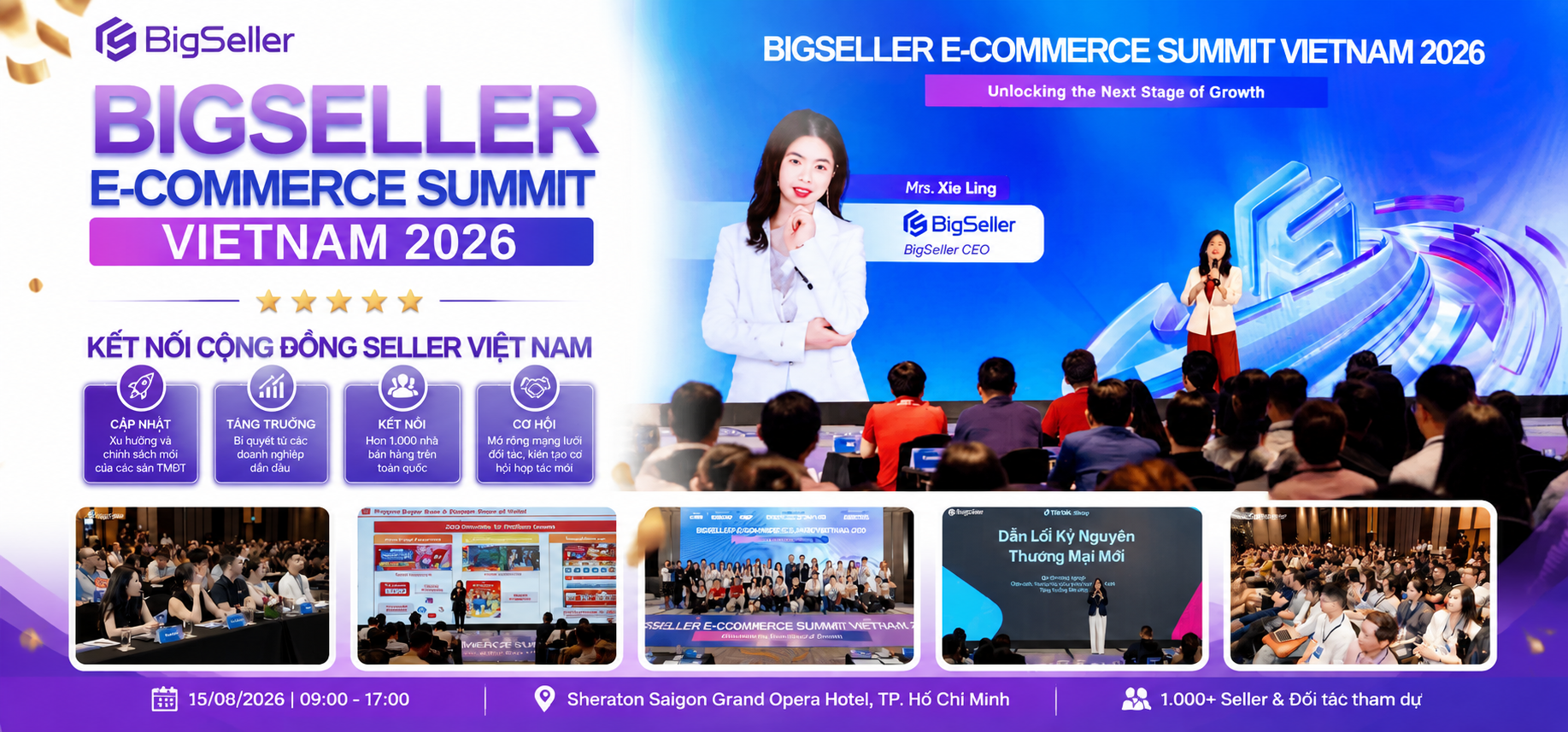 BIGSELLER E-COMMERCE SUMMIT VIETNAM 2026: Kết nối cộng đồng nhà bán hàng, mở ra cơ hội tăng trưởng mới cho thương mại điện tử Việt Nam
