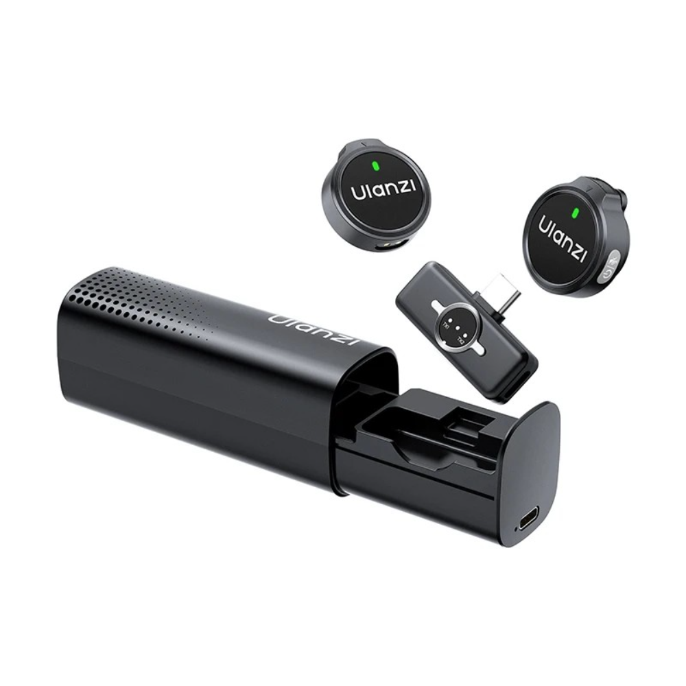 Ulanzi A21 Type-C Small Button Wireless Microphone : Black (A053)