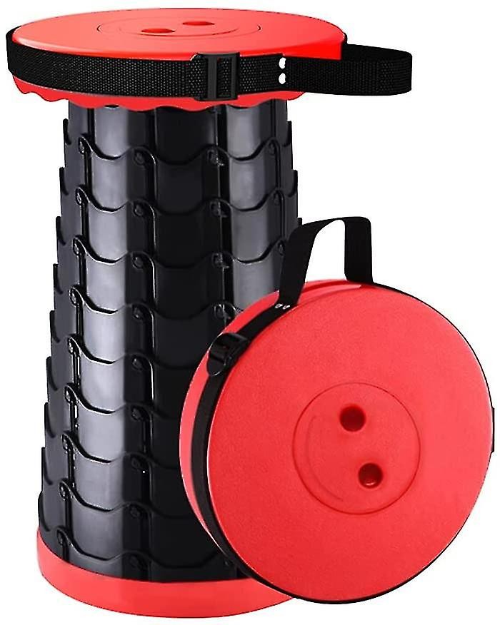 Tas Kursi Bangku Lipat Portable Tarik Teleskopic Folding Bulat Stool