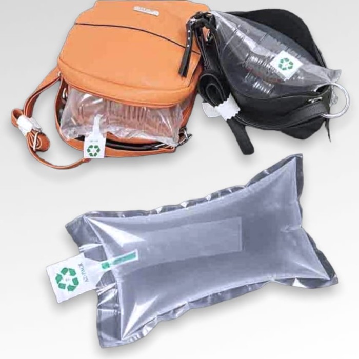 Kantong Udara Air Bubble Bag Plastik Udara Display isi Angin Dalam Tas Packing Hemat Aman Kosmetik Gadget Elektronik Inflatable Air Buffer Poly Air Wrap Pack Anti Pecah Bantalan Pelindung Kemasan Produk Kecil Sedang Besar Buffer 10x25 20x30 30x35 40x45