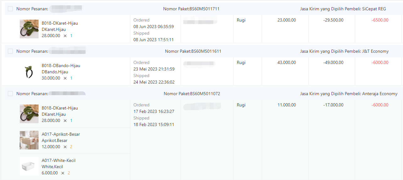 Pelajari cara mengawasi ongkos kirim marketplace