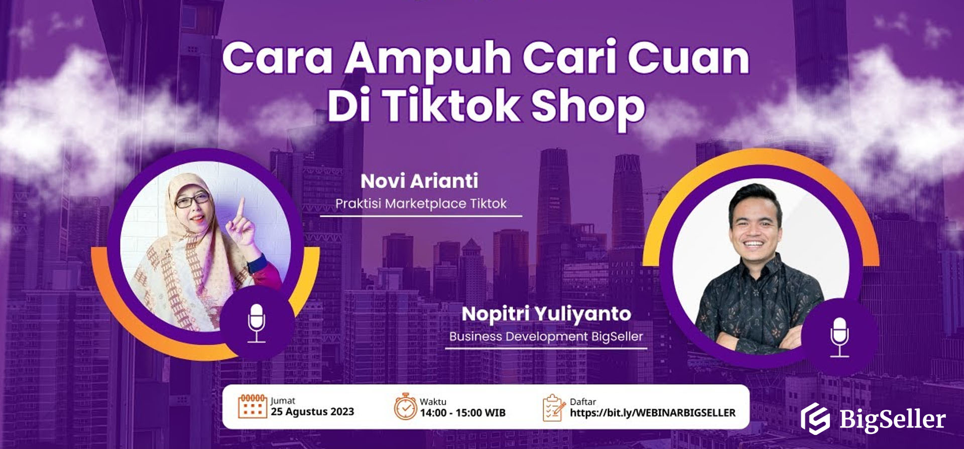 Webinar Cara Ampuh Cari Cuan di Tiktok Shop