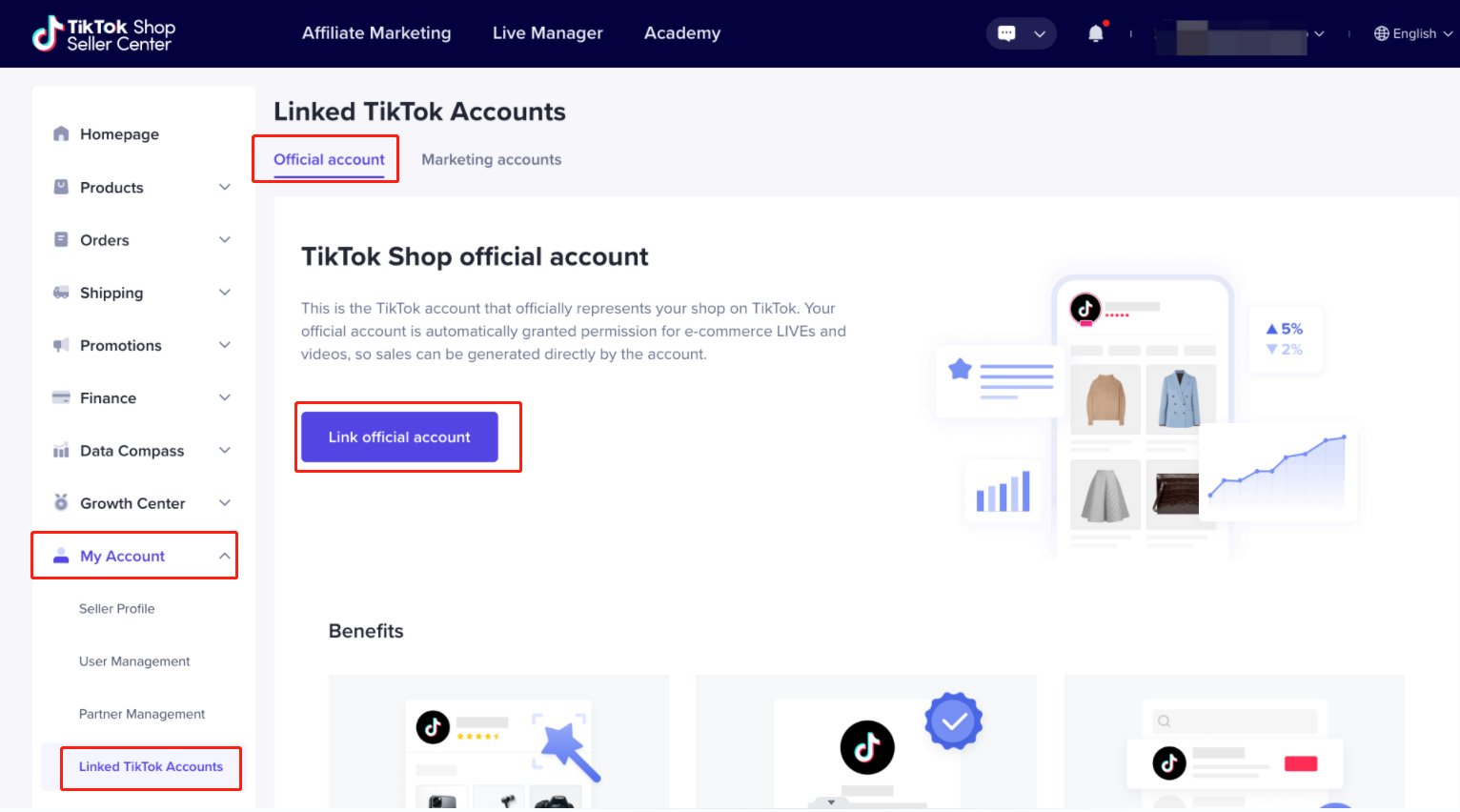 How to Link TikTok Account to TikTok Shop?