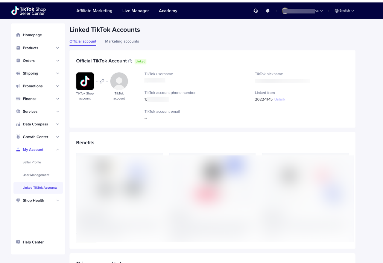 How to Link TikTok Account to TikTok Shop?