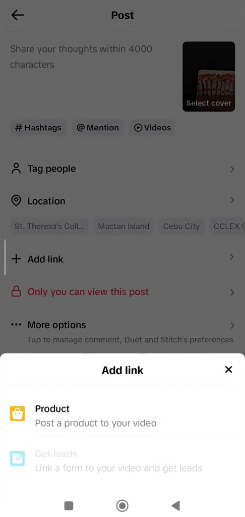 How to add product links or yellow basket to TikTok videos