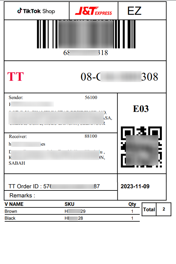 Print Your TikTok Shop Shipping Label on Just One Page With BigSeller