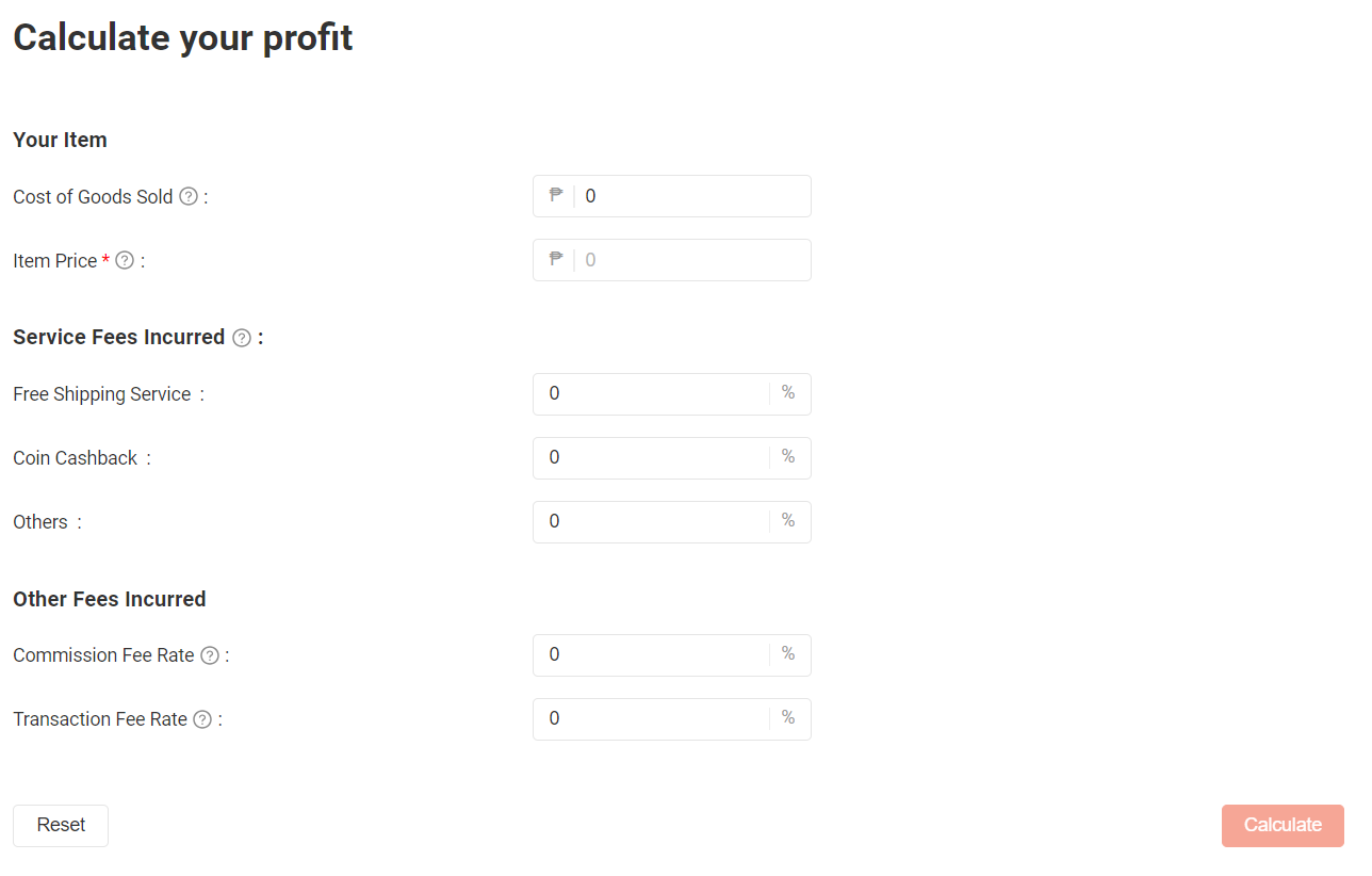 New Transaction Fee and Commission Fee for Shopee Philippines in 2024