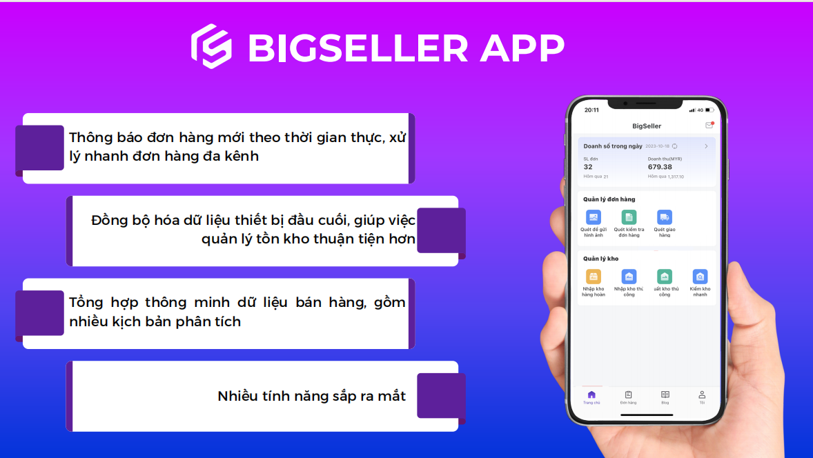 App quản lý bán hàng đa kênh