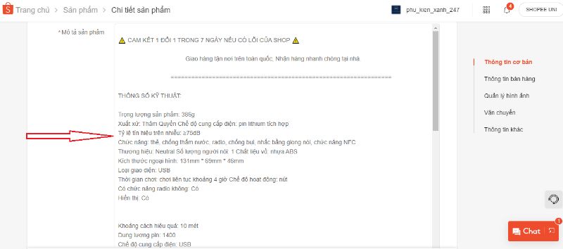 Tối ưu mô tả sản phẩm