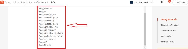 Tối ưu bộ từ khóa HASHTAG