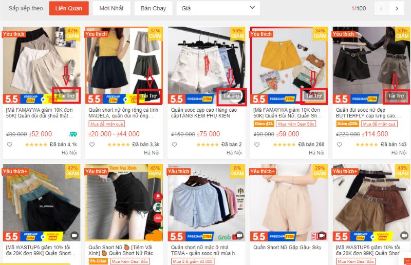 Chạy quảng cáo Shopee