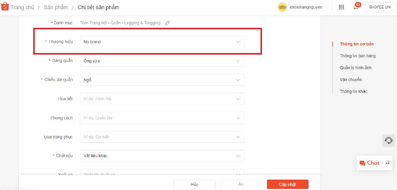 Thương hiệu sản phẩm
