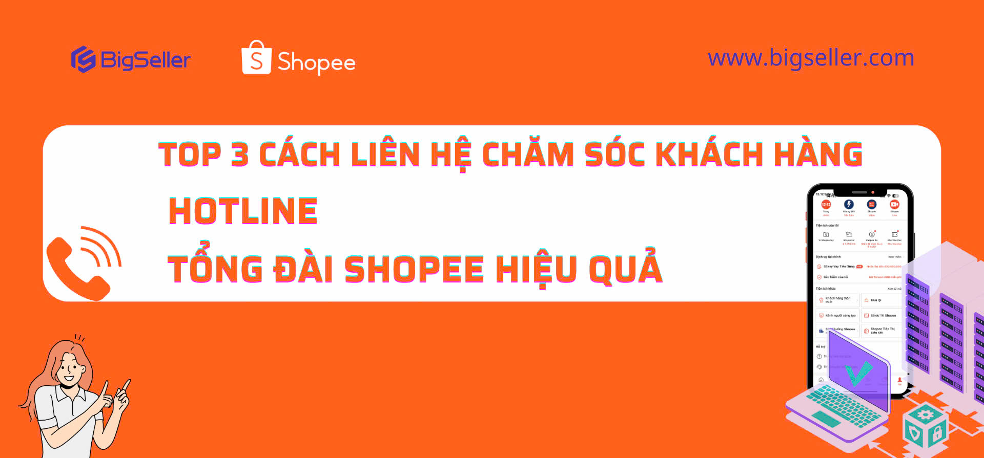 Cách liên hệ chăm sóc khách hàng Shopee
