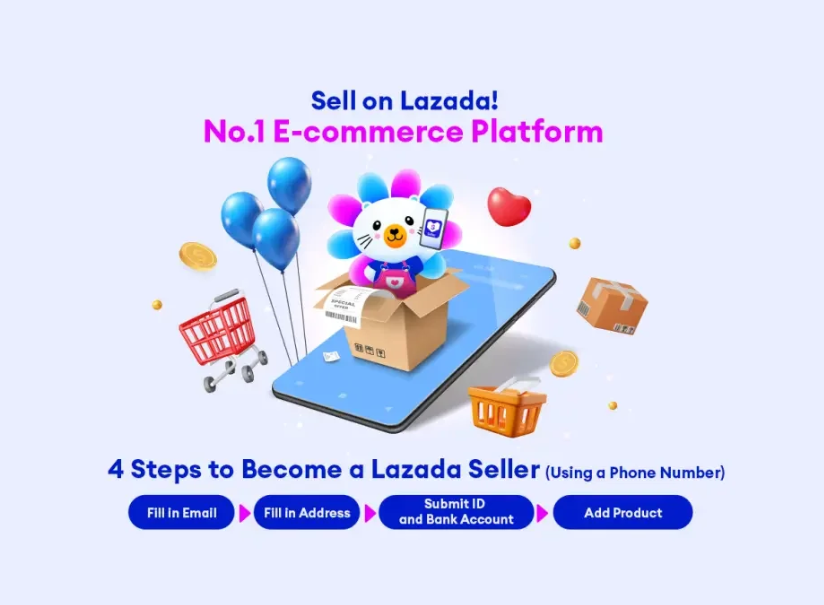 Tata Cara Daftar Jadi Seller Lazada