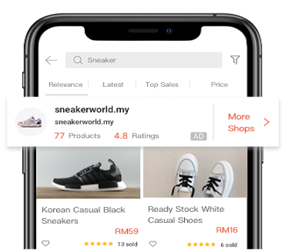 Shopee Shop Search Ads