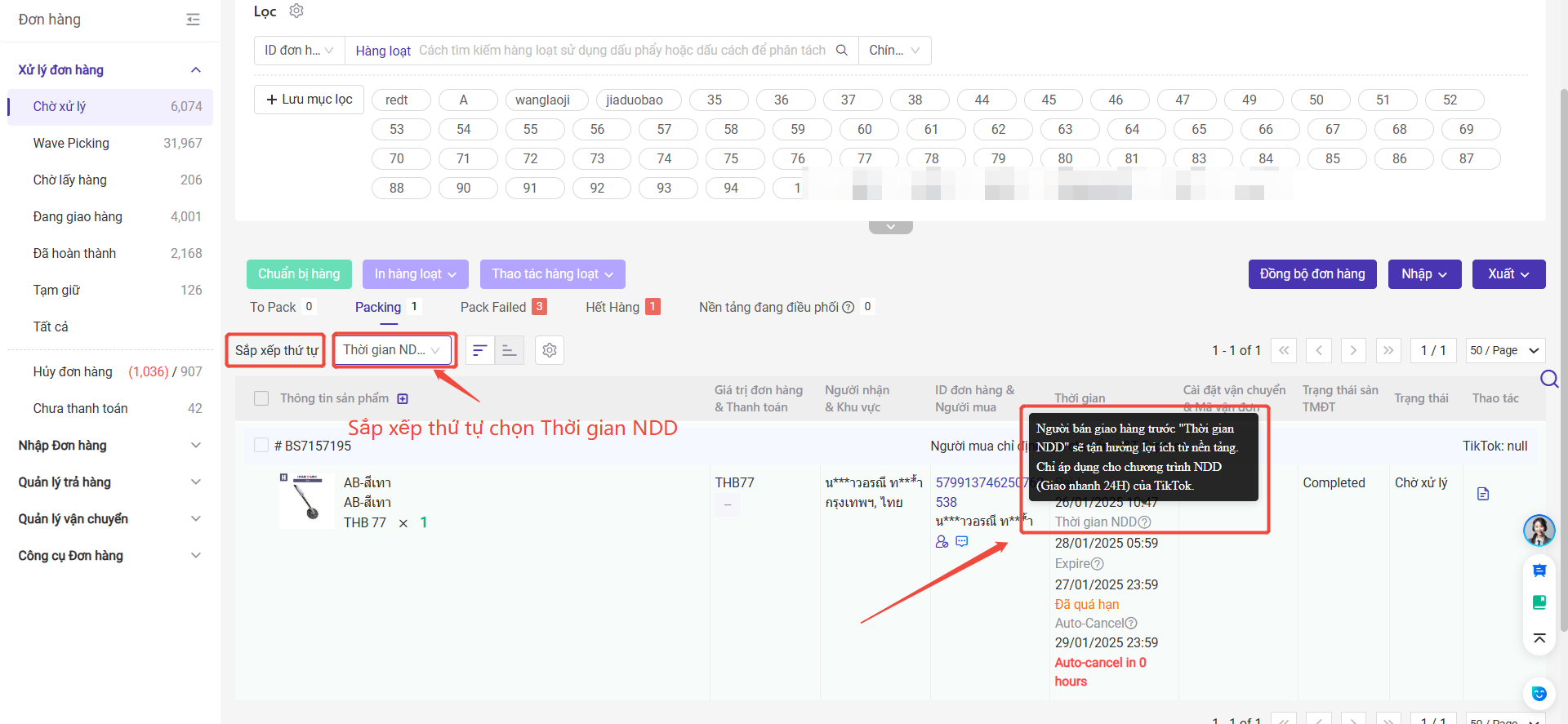 Cách xử lý đơn hàng Giao Nhanh 24H TikTok Shop hiệu quả nhất