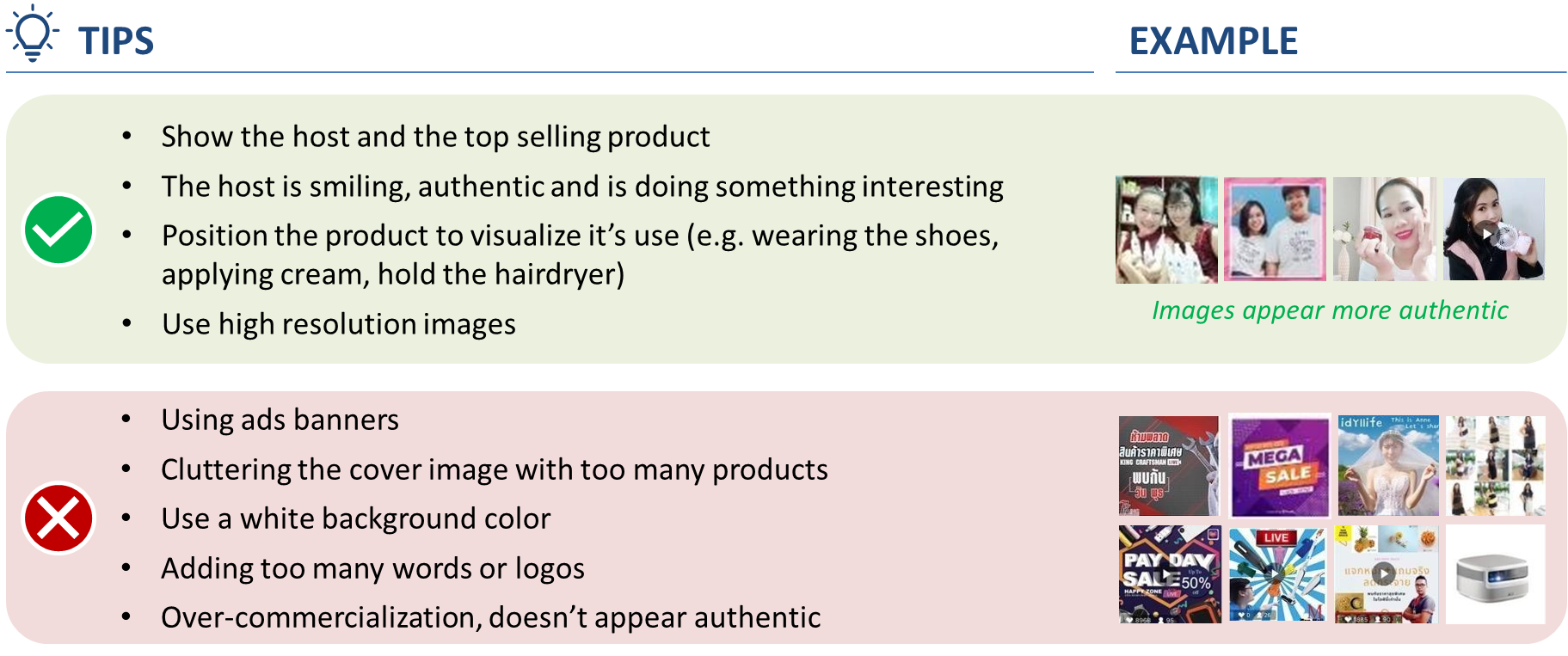 LazLive Cover Image Tips