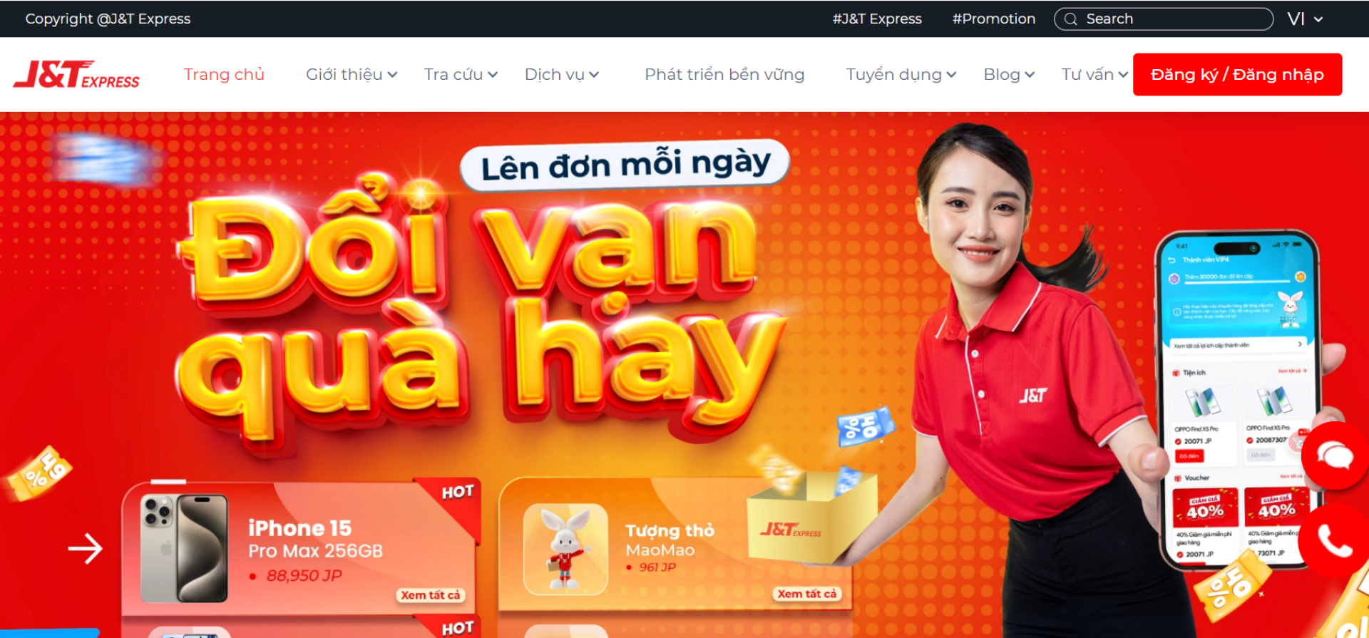 Đơn vị vận chuyển J&T Express so sánh vận chuyển