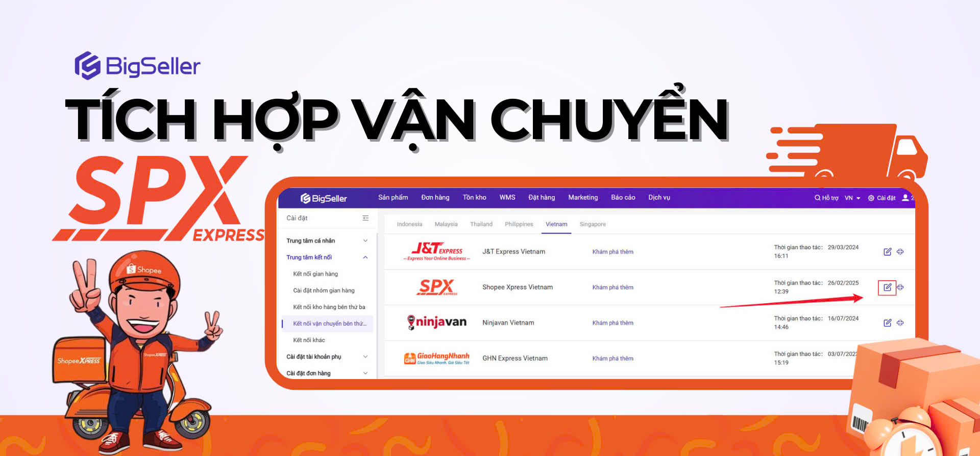 Điểm gửi hàng SPX Shopee