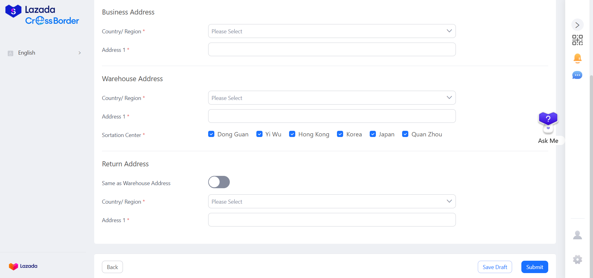 Lazada Cross-Border Seller Basic Information 1