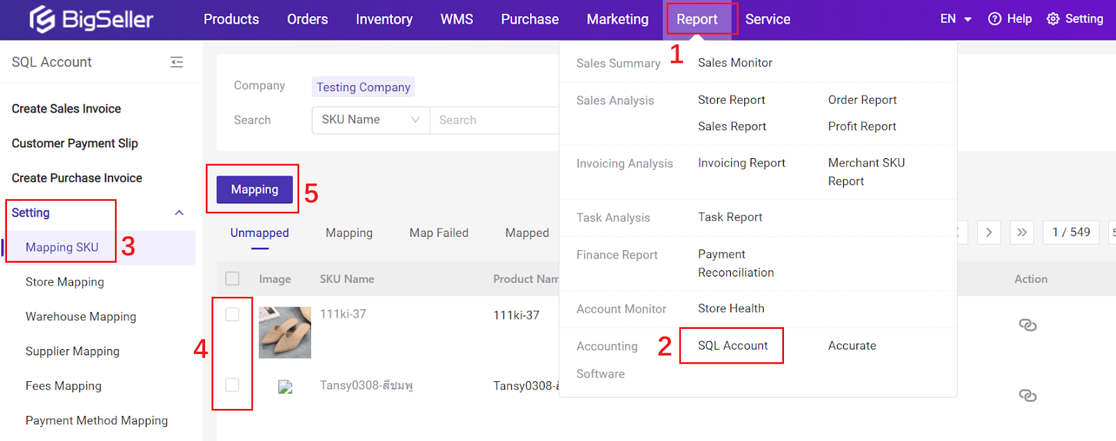Integrating BigSeller with SQL account for Lazada Cross-Border Seller