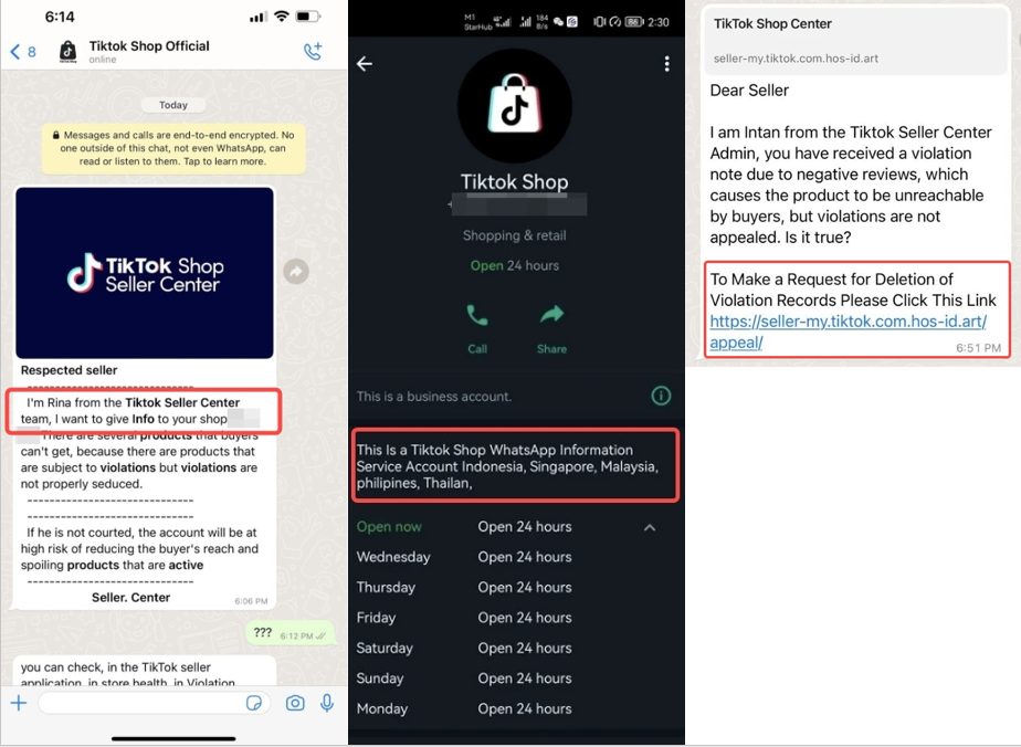Fake TikTok Shop Employees