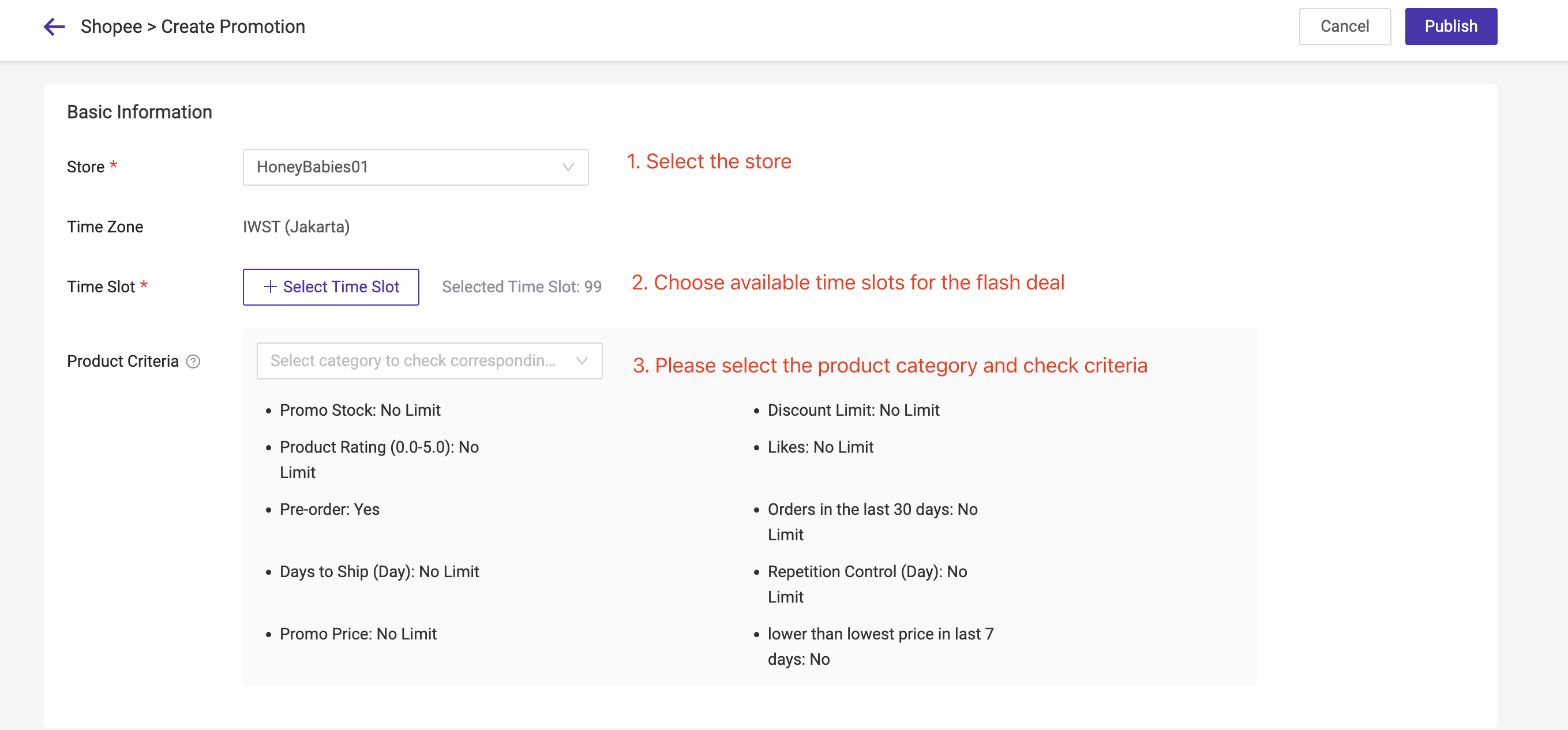 Shopee Flash Deal Promotion